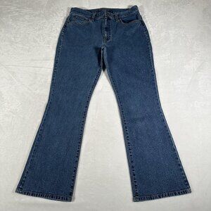 Ralph Lauren Jeans Women Size 12 Blue Classic Bootcut Cotton Blend W32 L30 EUC